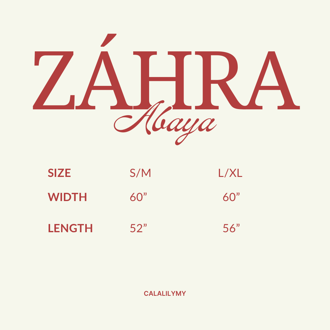 ABAYA ZÁHRA - Satin 2