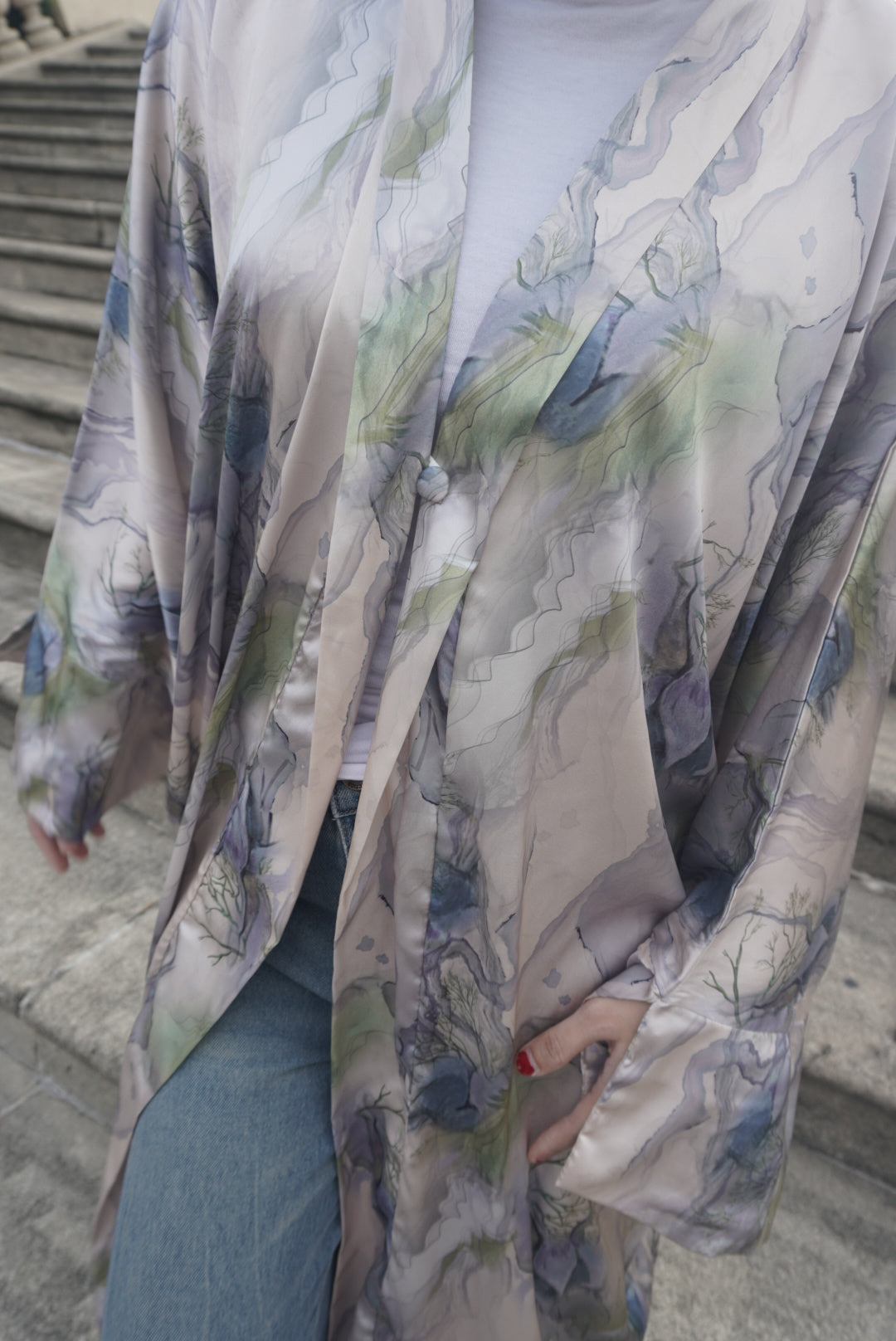 ABAYA ZÁHRA - Satin 1