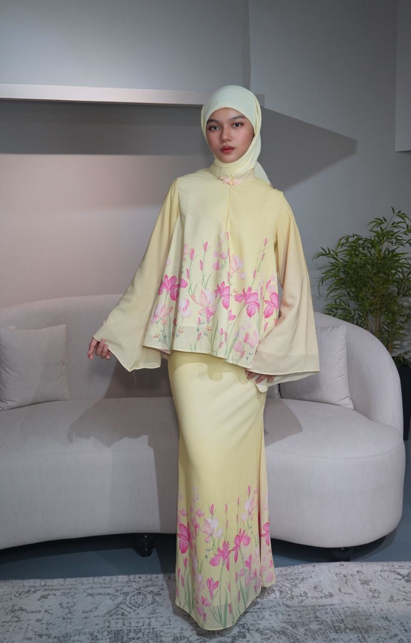 ANGGUN KURUNG IN SOFT YELLOW